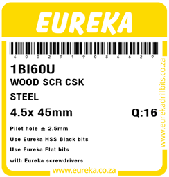 1BI60 - Wood Screw -1BI60_Label_T